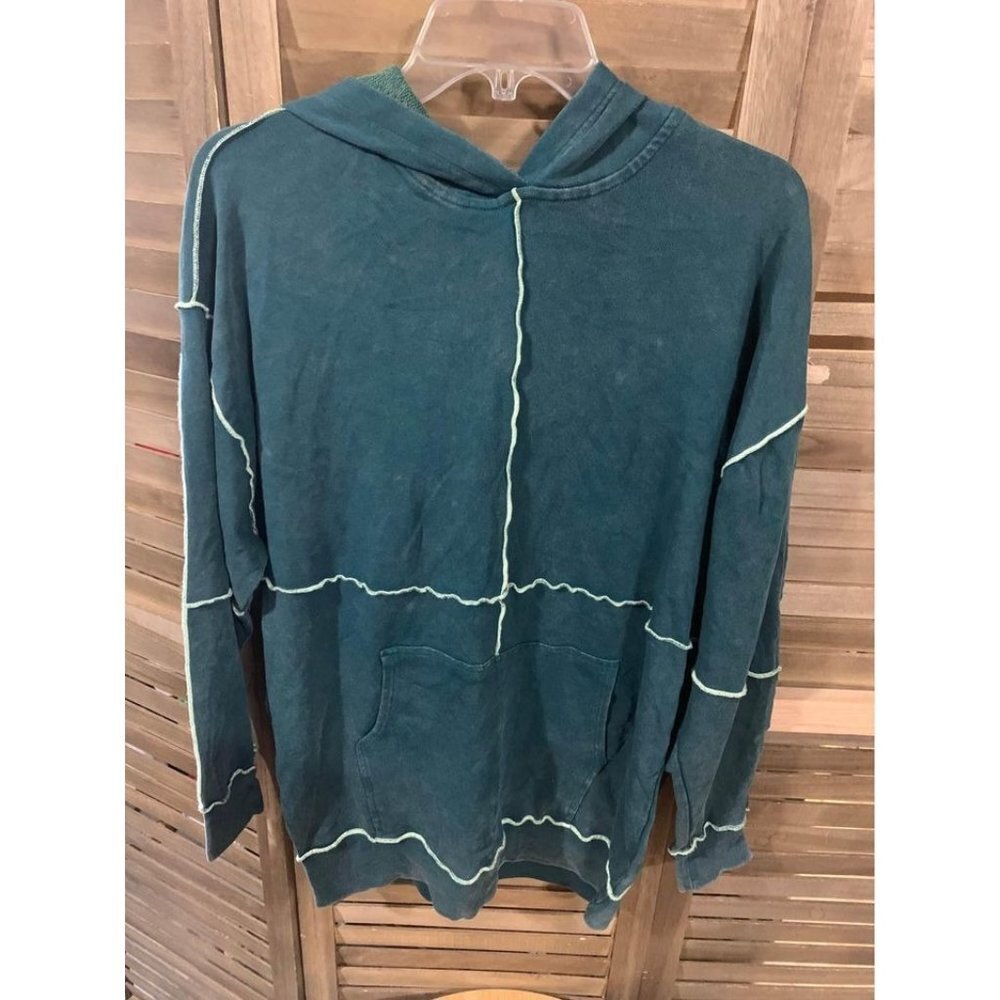 NWT Wild Fable Womens Comfy Hooded Top Size Small Green - Picture 1 of 4